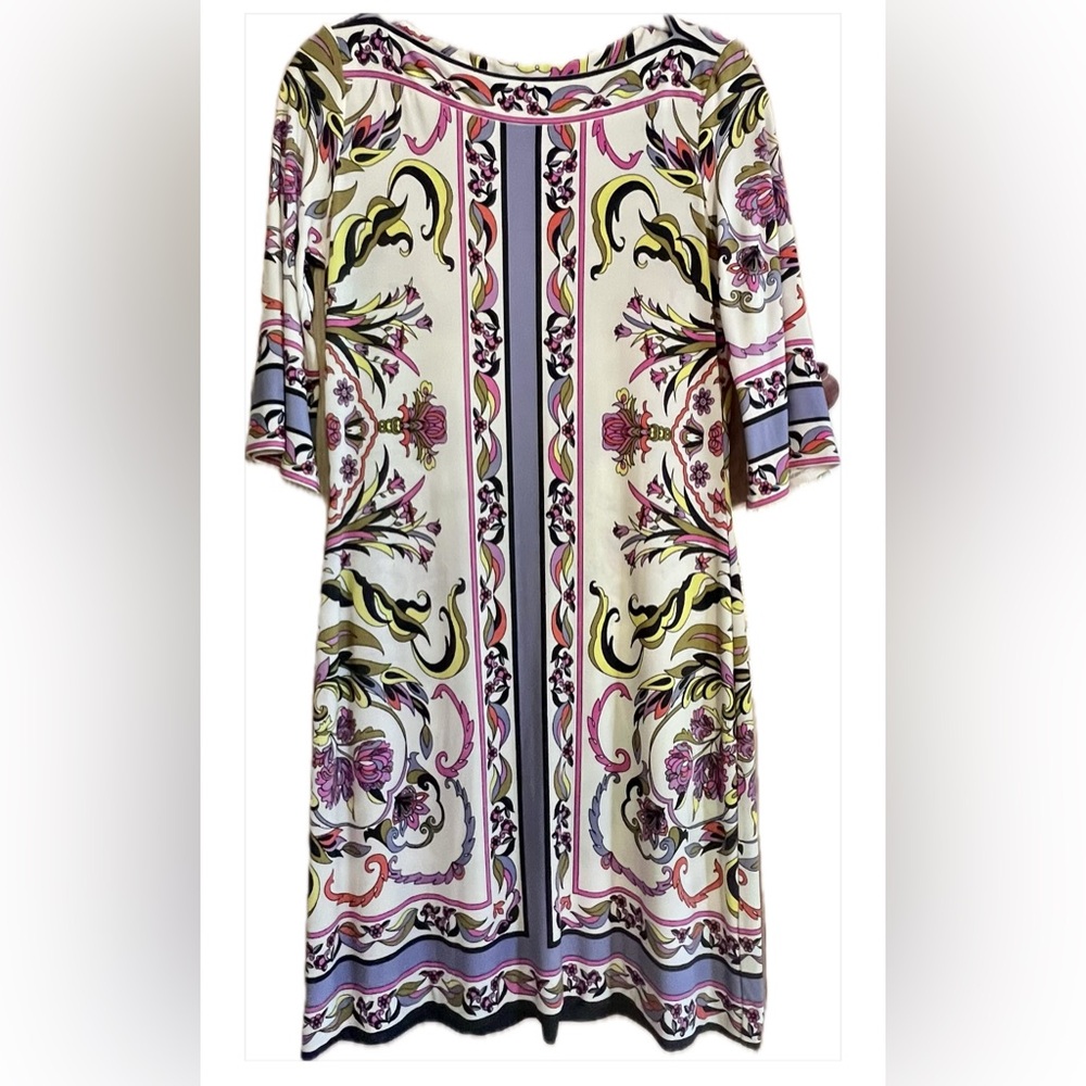 DONNA MORGAN Shift Dress Elegant Floral 6P P2P:18”